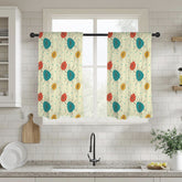 Kate McEnroe New York Franciscan Starburst Cafe Curtains, Mid Century Modern Kitchen TiersCafe CurtainsD3327565