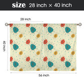 Kate McEnroe New York Franciscan Starburst Cafe Curtains, Mid Century Modern Kitchen TiersCafe CurtainsD3327565