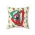 Kate McEnroe New York Franciscan Starburst Christmas Pillow, Retro Mid Century Modern Holiday Decor, 1950s Atomic Starburst CushionThrow Pillows11819955156991594323