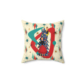 Kate McEnroe New York Franciscan Starburst Christmas Pillow, Retro Mid Century Modern Holiday Decor, 1950s Atomic Starburst CushionThrow Pillows18035867220692538751