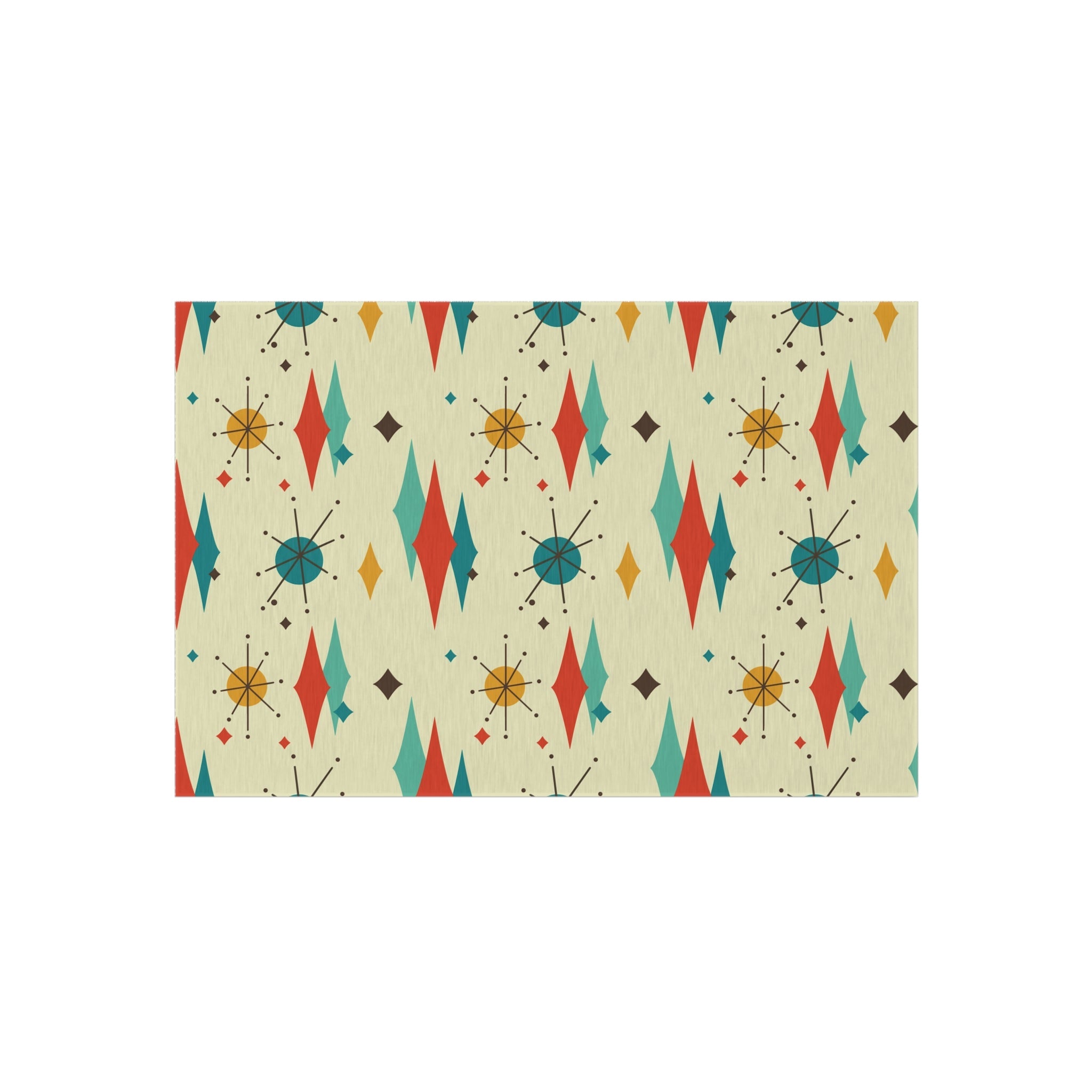 Kate McEnroe New York Franciscan Starburst Diamond Indoor Outdoor Rug, Retro Mid Century Modern Geometric Area RugRugs11006200538994858399