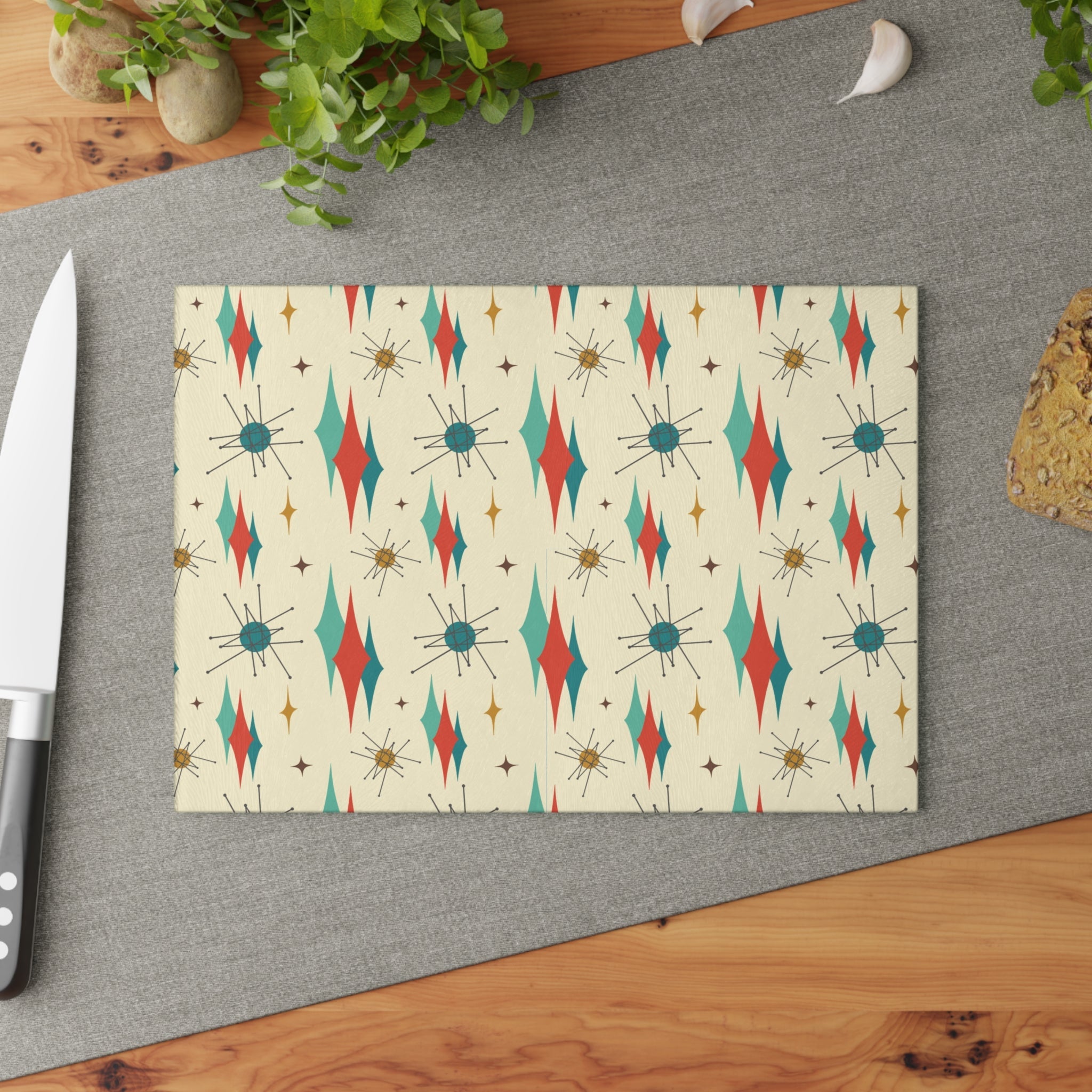 Kate McEnroe New York Franciscan Starburst Mid Century Modern Cutting BoardCutting Boards24923774552077135541
