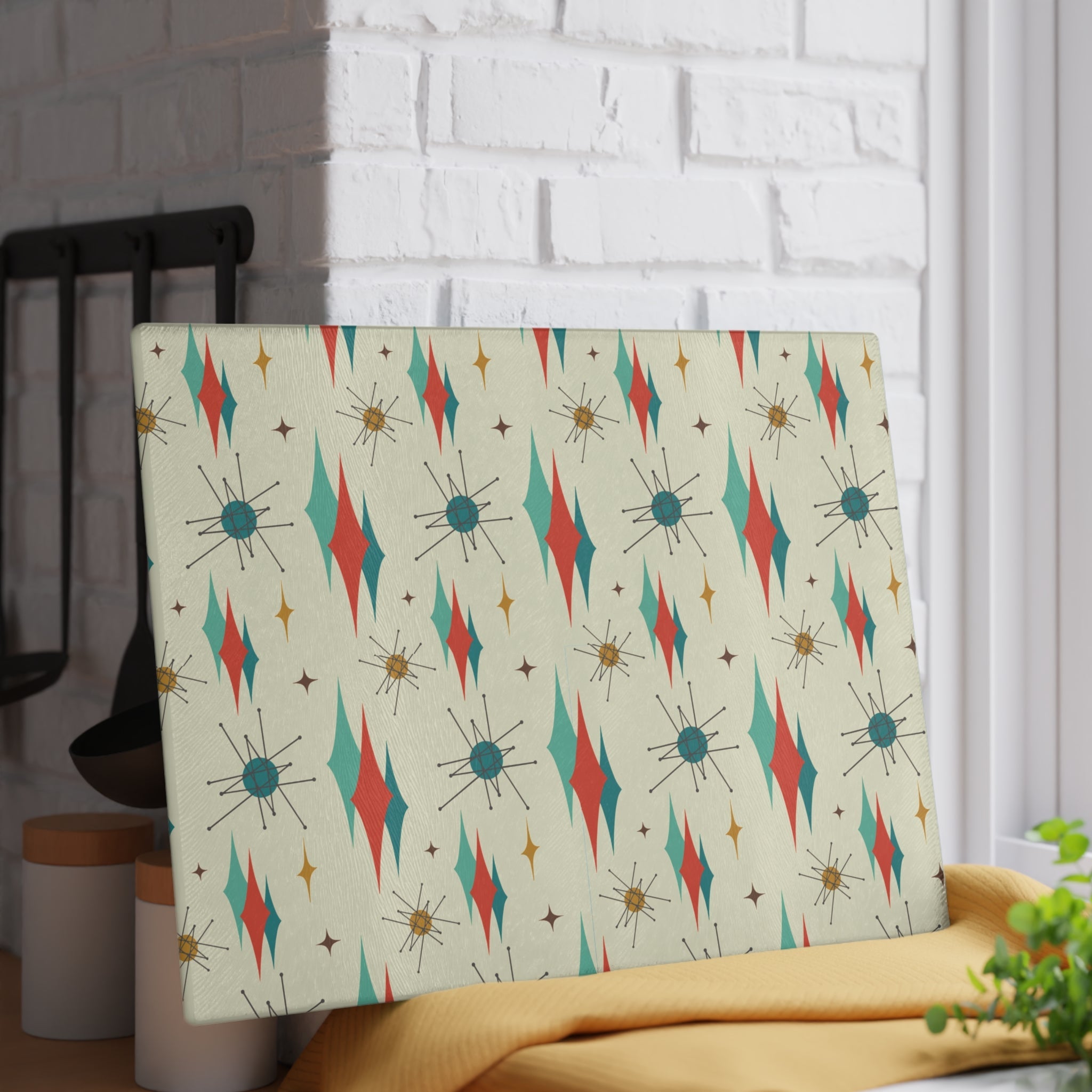 Kate McEnroe New York Franciscan Starburst Mid Century Modern Cutting BoardCutting Boards24923774552077135541