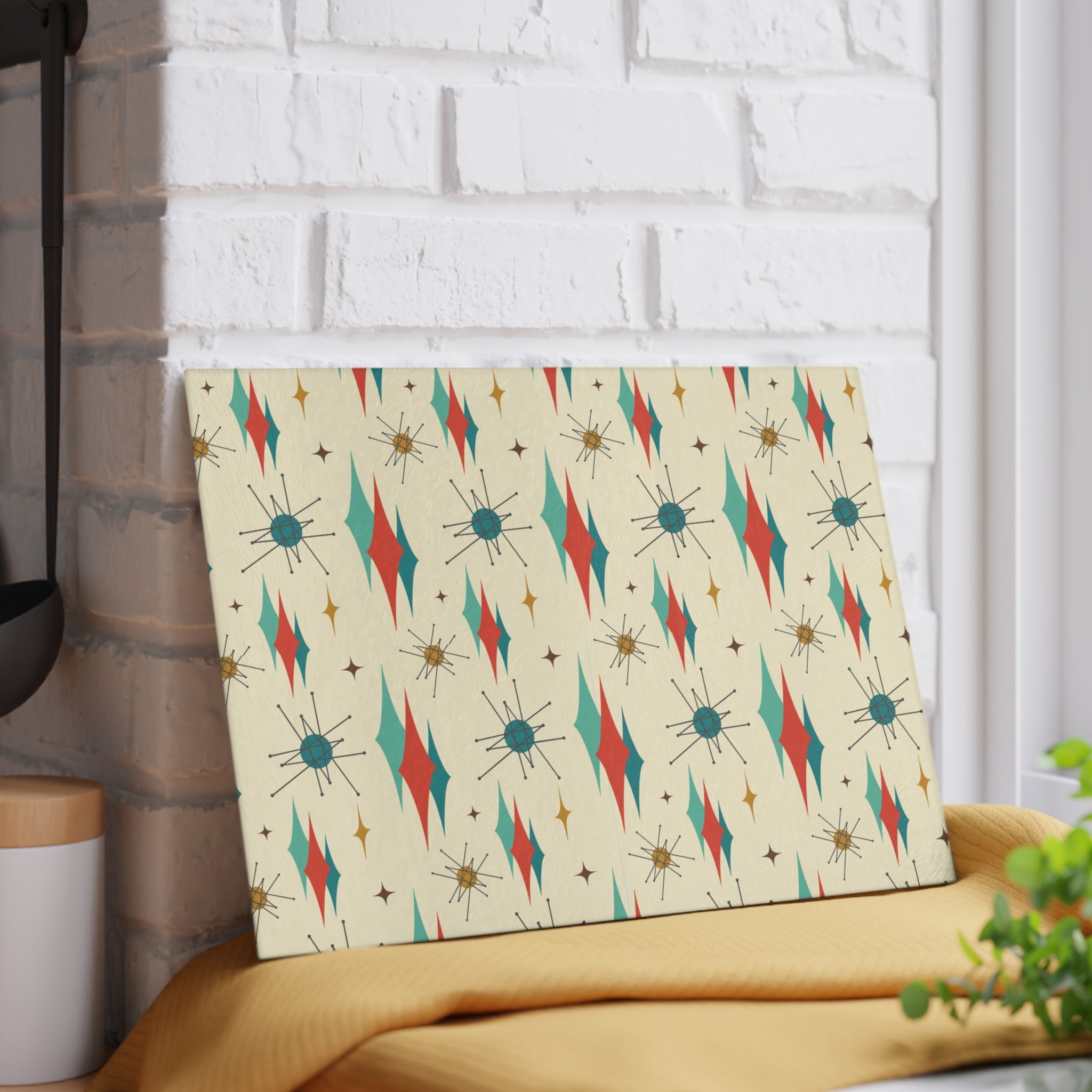 Kate McEnroe New York Franciscan Starburst Mid Century Modern Cutting BoardCutting Boards24923774552077135541