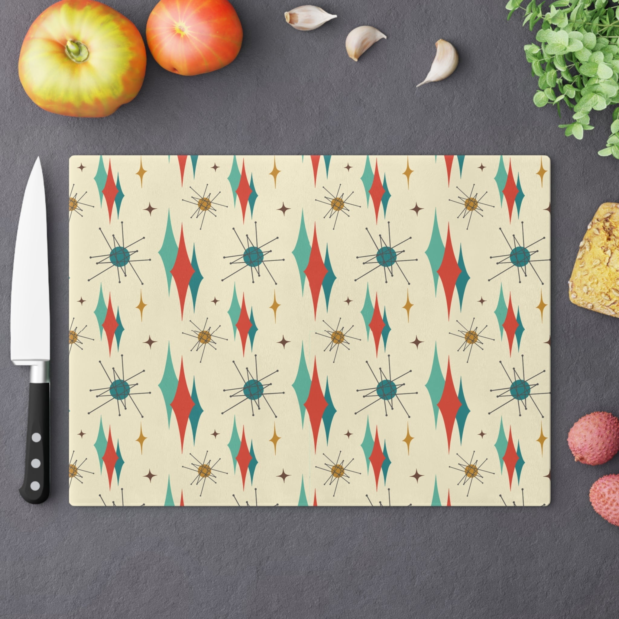 Kate McEnroe New York Franciscan Starburst Mid Century Modern Cutting BoardCutting Boards54909121825014472874