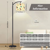 Kate McEnroe New York Franciscan Starburst Mid Century Modern Floor Lamp, 50s MCM Arc Lamp, Retro Teal Orange Starburst LightingArc Floor LampsnznTxUvAHRX