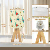Kate McEnroe New York Franciscan Starburst Mid Century Modern Tripod Table LampTable LampsEnCXWoVTBT