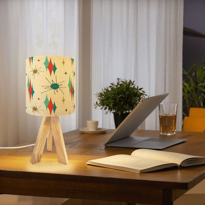 Kate McEnroe New York Franciscan Starburst Mid Century Modern Tripod Table LampTable LampsEnCXWoVTBT