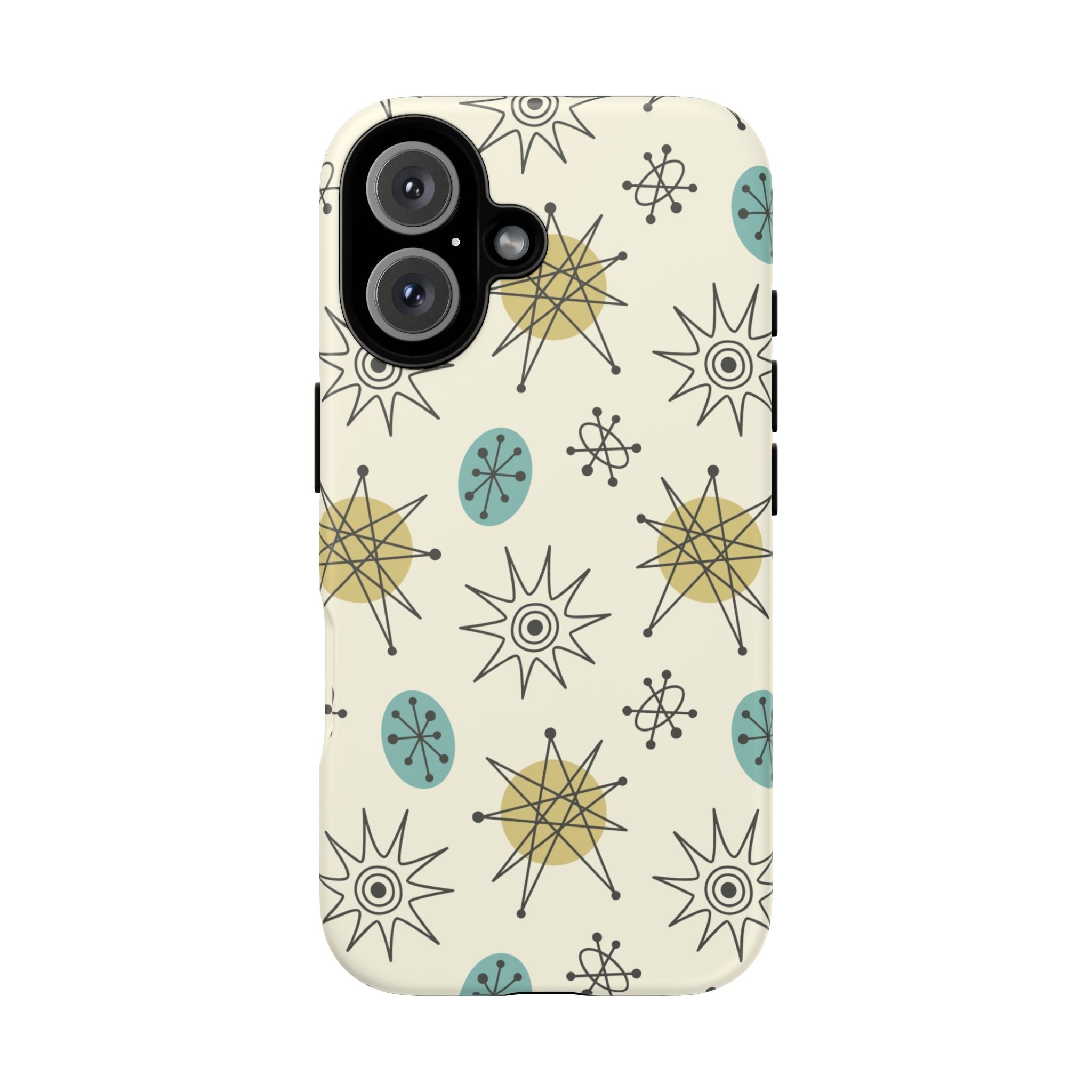 Kate McEnroe New York Franciscan Starburst Retro iPhone Case, Mid Century Modern Protective Phone CoverPhone Cases17001166228097007265