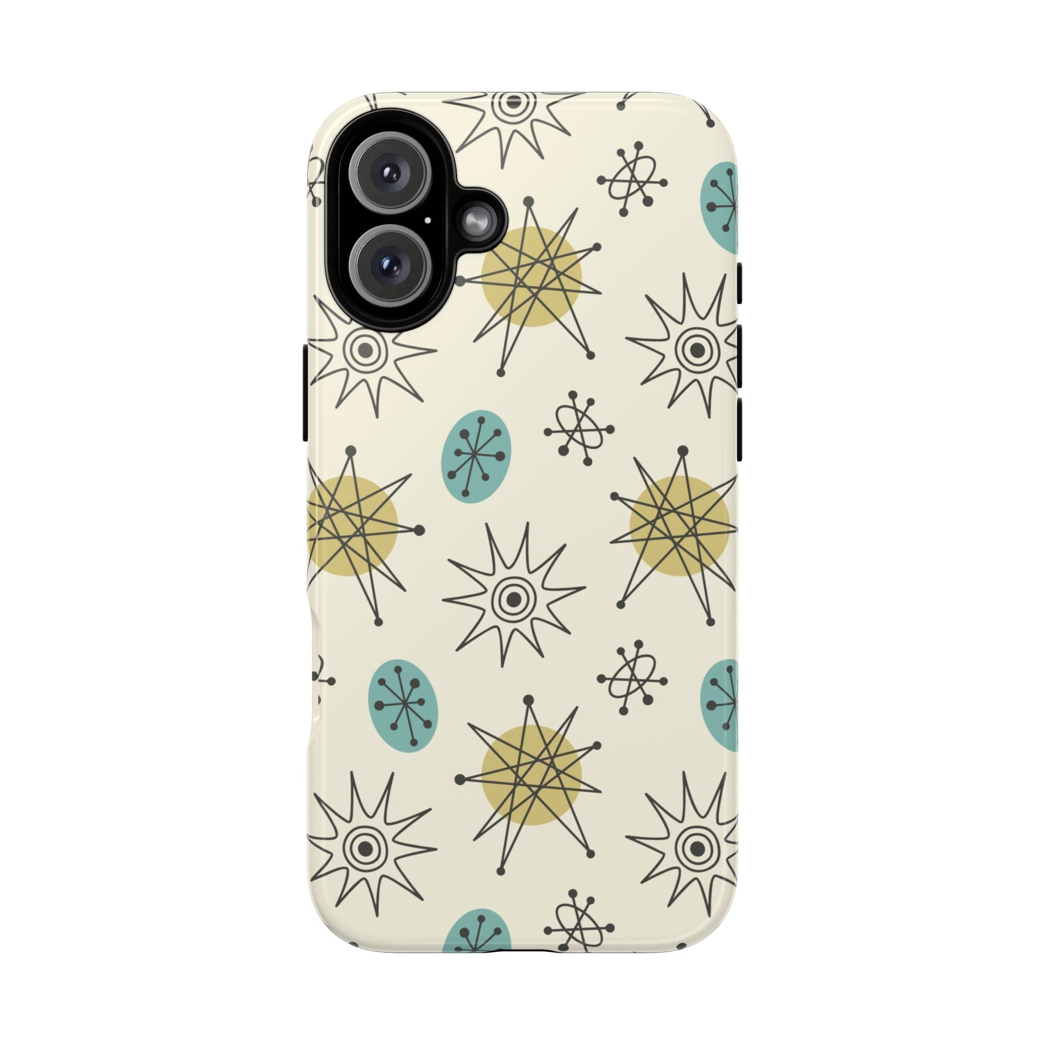 Kate McEnroe New York Franciscan Starburst Retro iPhone Case, Mid Century Modern Protective Phone CoverPhone Cases29242417618352936650