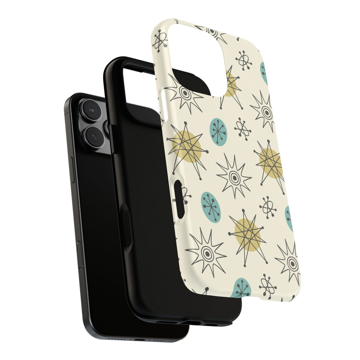 Kate McEnroe New York Franciscan Starburst Retro iPhone Case, Mid Century Modern Protective Phone CoverPhone Cases52605599350972136639