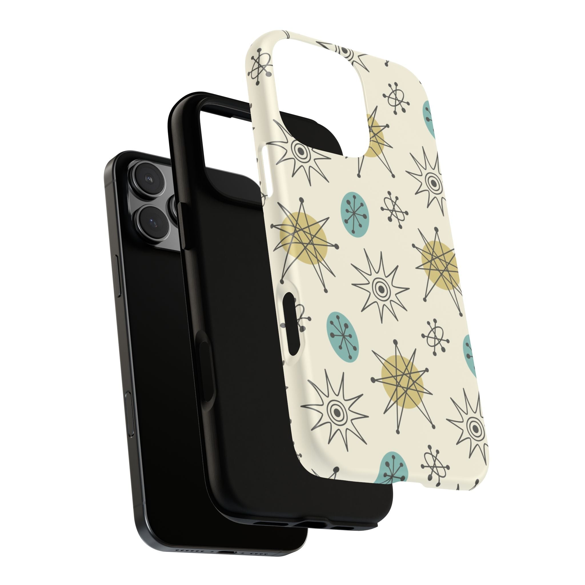 Kate McEnroe New York Franciscan Starburst Retro iPhone Case, Mid Century Modern Protective Phone CoverPhone Cases52605599350972136639