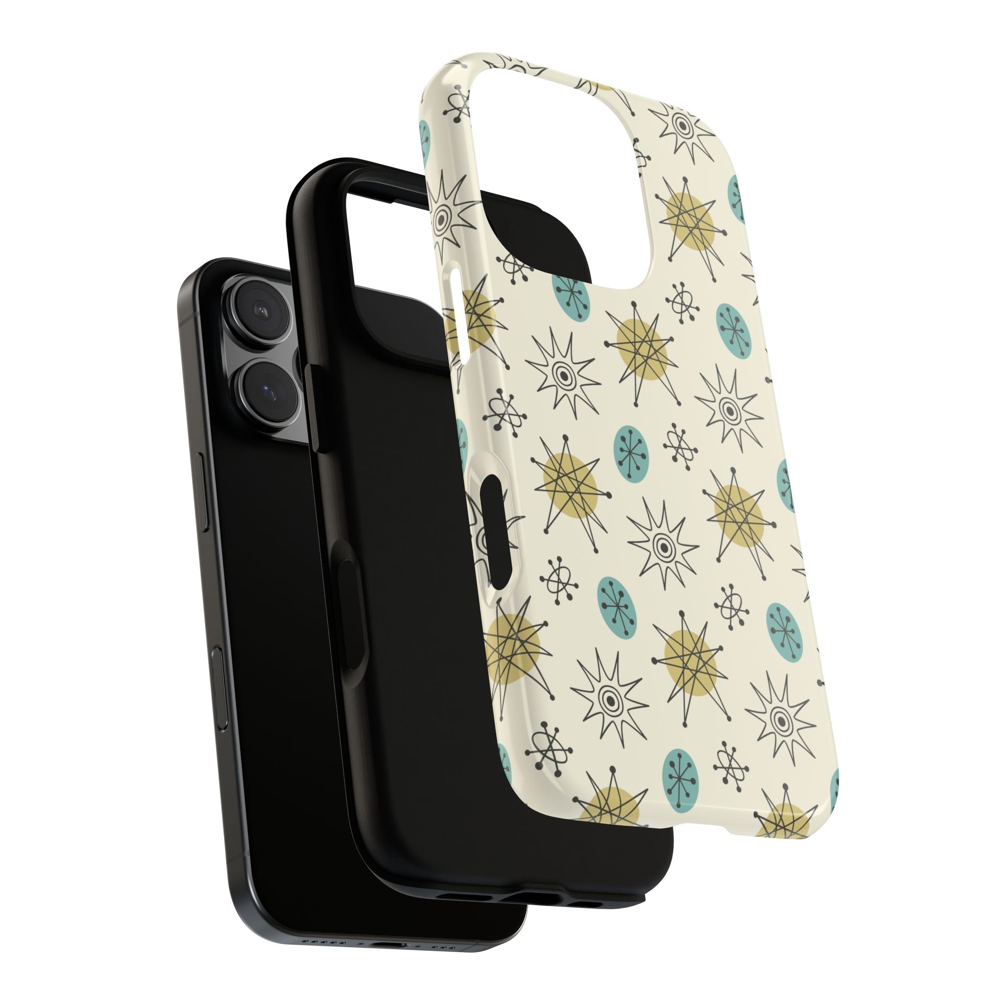 Kate McEnroe New York Franciscan Starburst Retro iPhone Case, Mid Century Modern Protective Phone CoverPhone Cases52605599350972136639