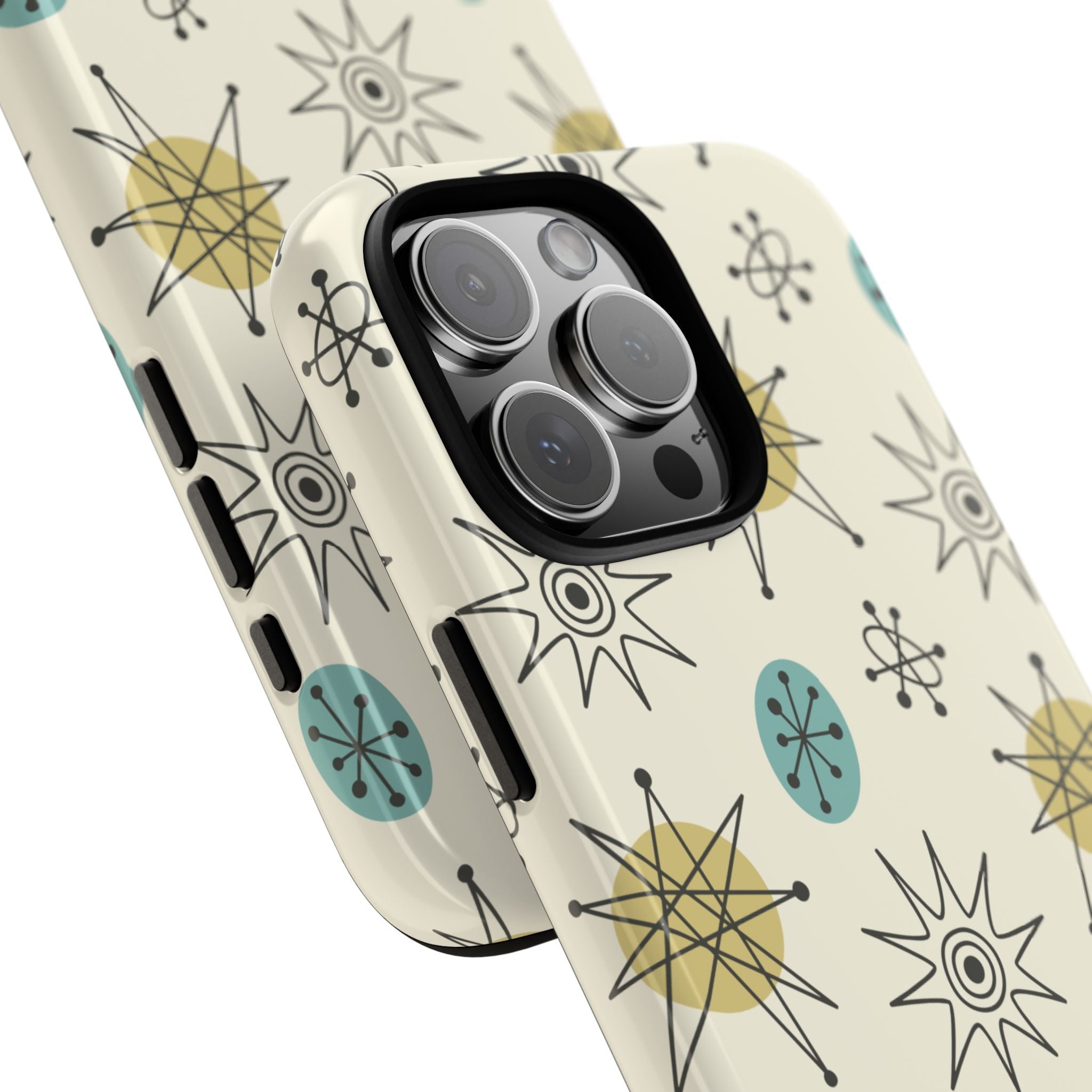 Kate McEnroe New York Franciscan Starburst Retro iPhone Case, Mid Century Modern Protective Phone CoverPhone Cases52605599350972136639