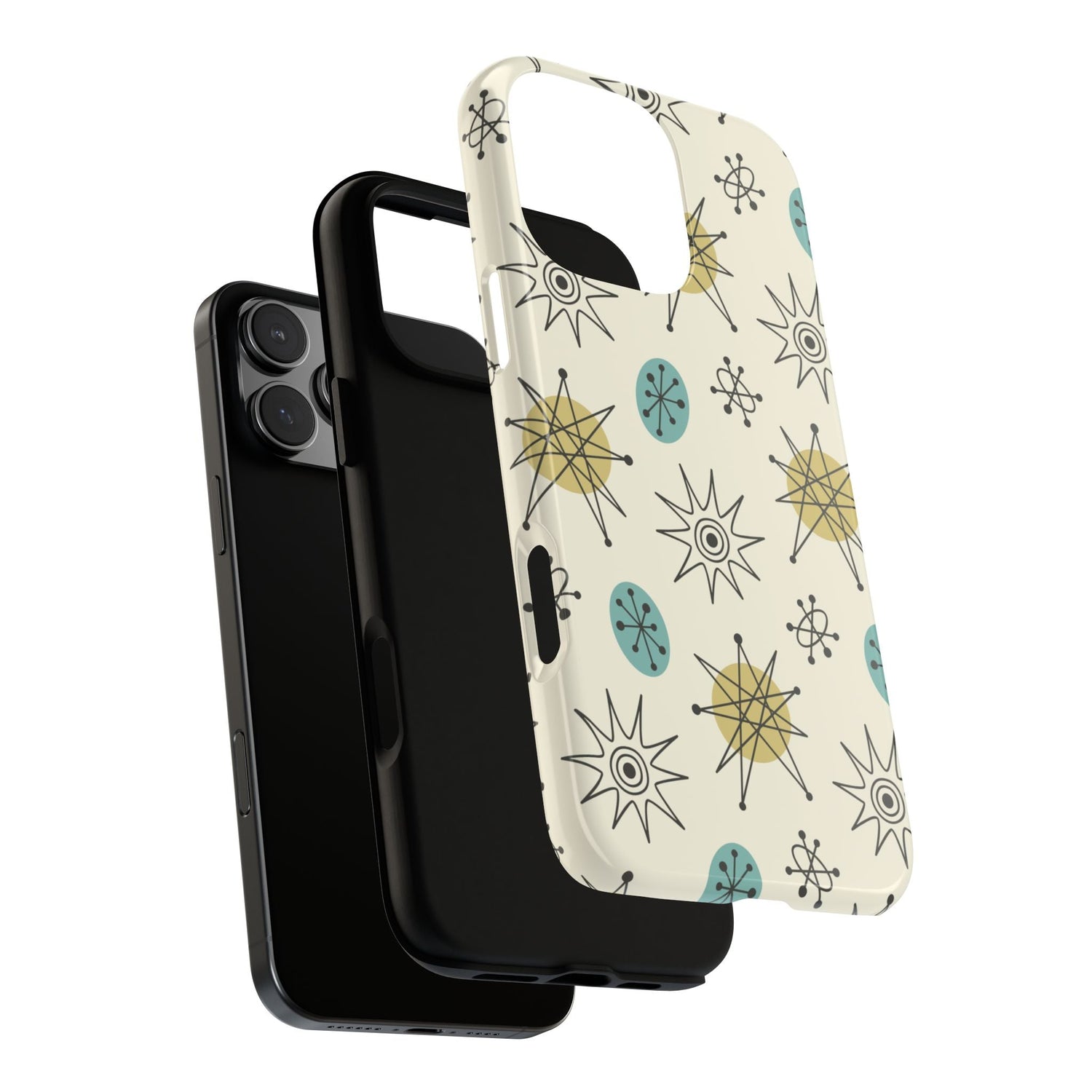 Kate McEnroe New York Franciscan Starburst Retro iPhone Case, Mid Century Modern Protective Phone CoverPhone Cases52605599350972136639