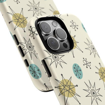 Kate McEnroe New York Franciscan Starburst Retro iPhone Case, Mid Century Modern Protective Phone CoverPhone Cases52605599350972136639
