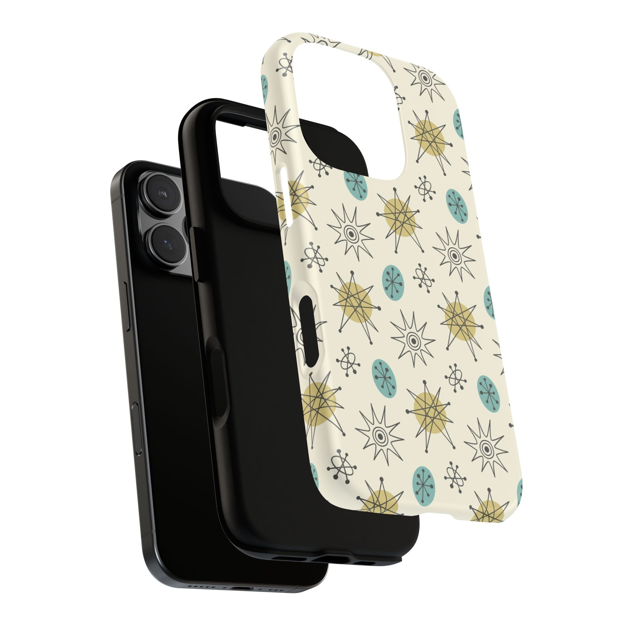 Kate McEnroe New York Franciscan Starburst Retro iPhone Case, Mid Century Modern Protective Phone CoverPhone Cases52605599350972136639
