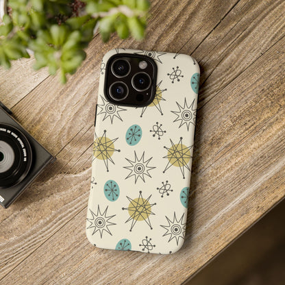 Kate McEnroe New York Franciscan Starburst Retro iPhone Case, Mid Century Modern Protective Phone CoverPhone Cases52605599350972136639