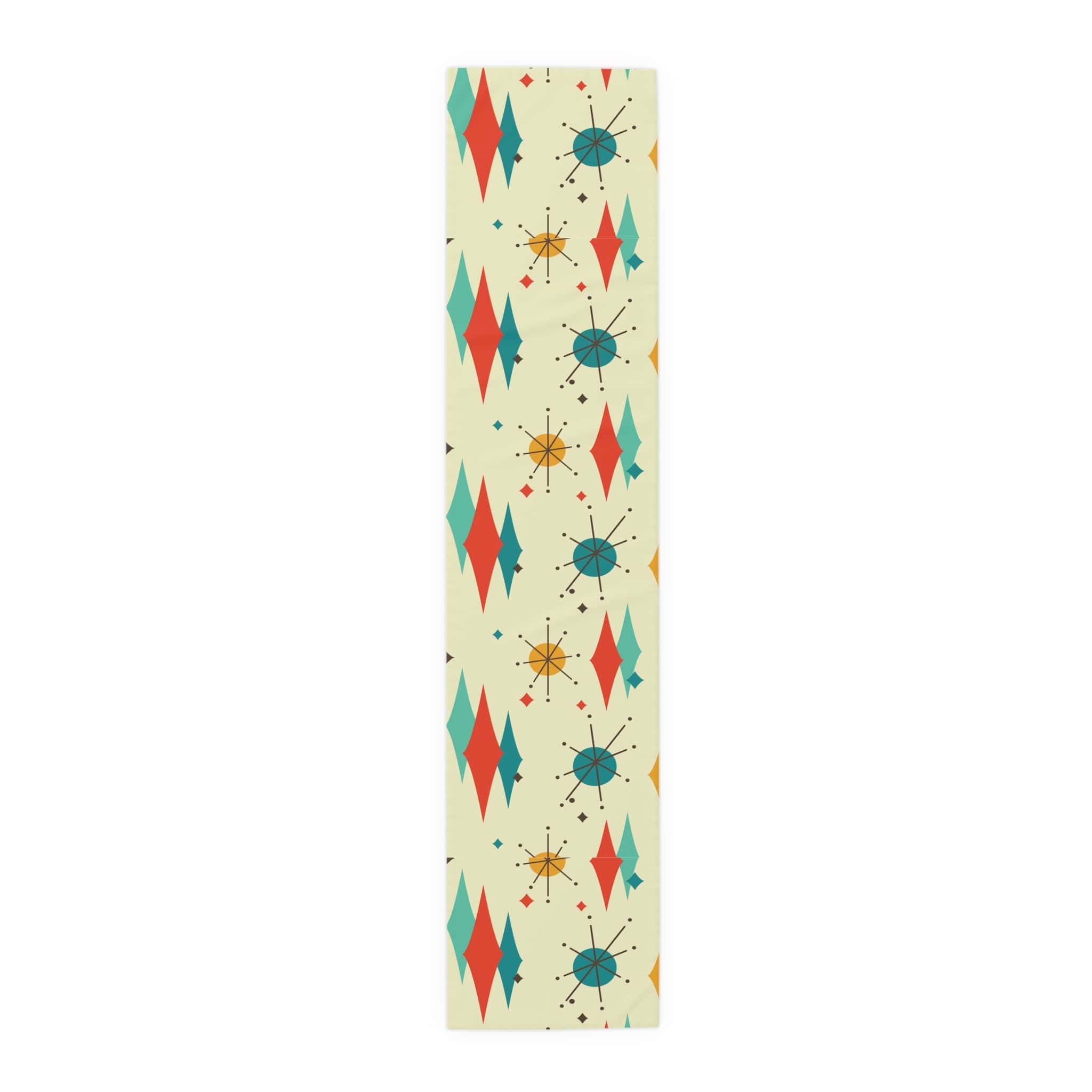Kate McEnroe New York Franciscan Starburst Retro Mid Century Modern Table RunnerTable Runners14931296612332235374