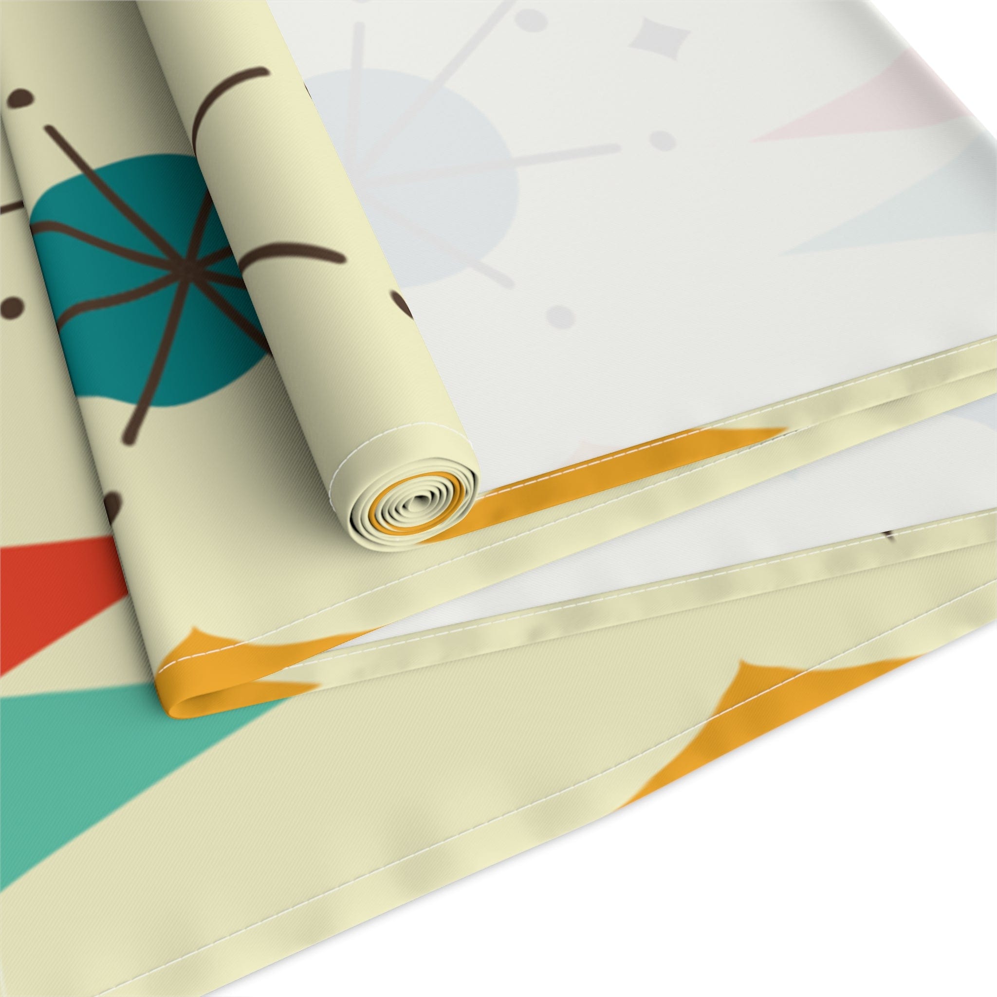 Kate McEnroe New York Franciscan Starburst Retro Mid Century Modern Table RunnerTable Runners24538676555081490121