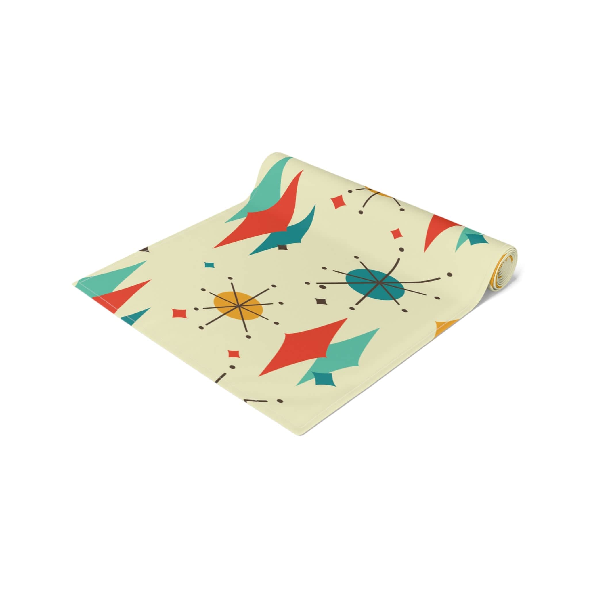 Kate McEnroe New York Franciscan Starburst Retro Mid Century Modern Table RunnerTable Runners24940045959483380355