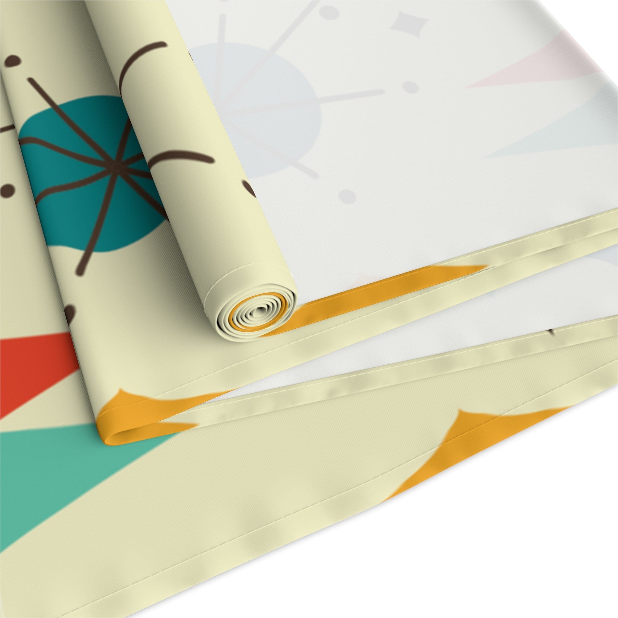 Kate McEnroe New York Franciscan Starburst Retro Mid Century Modern Table RunnerTable Runners24940045959483380355