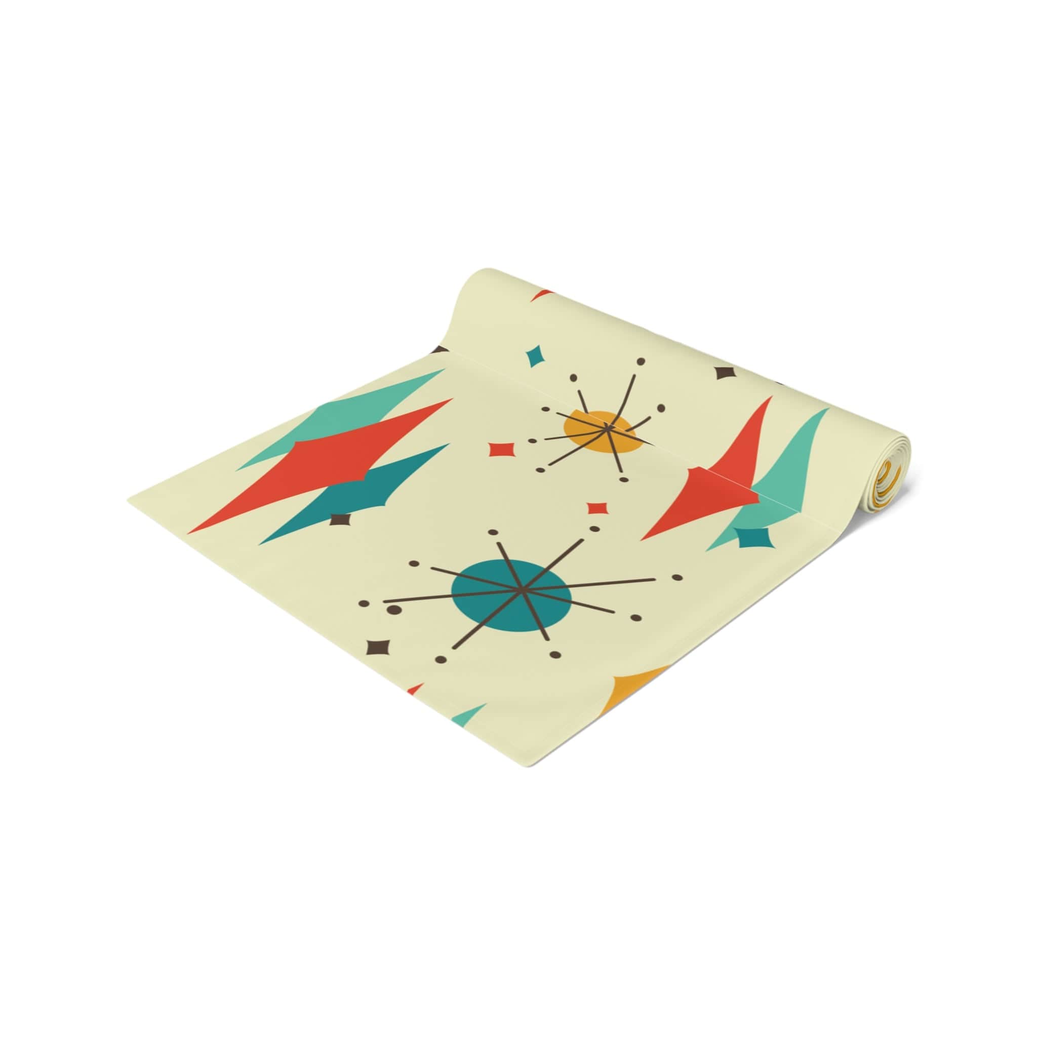 Kate McEnroe New York Franciscan Starburst Retro Mid Century Modern Table RunnerTable Runners24940045959483380355
