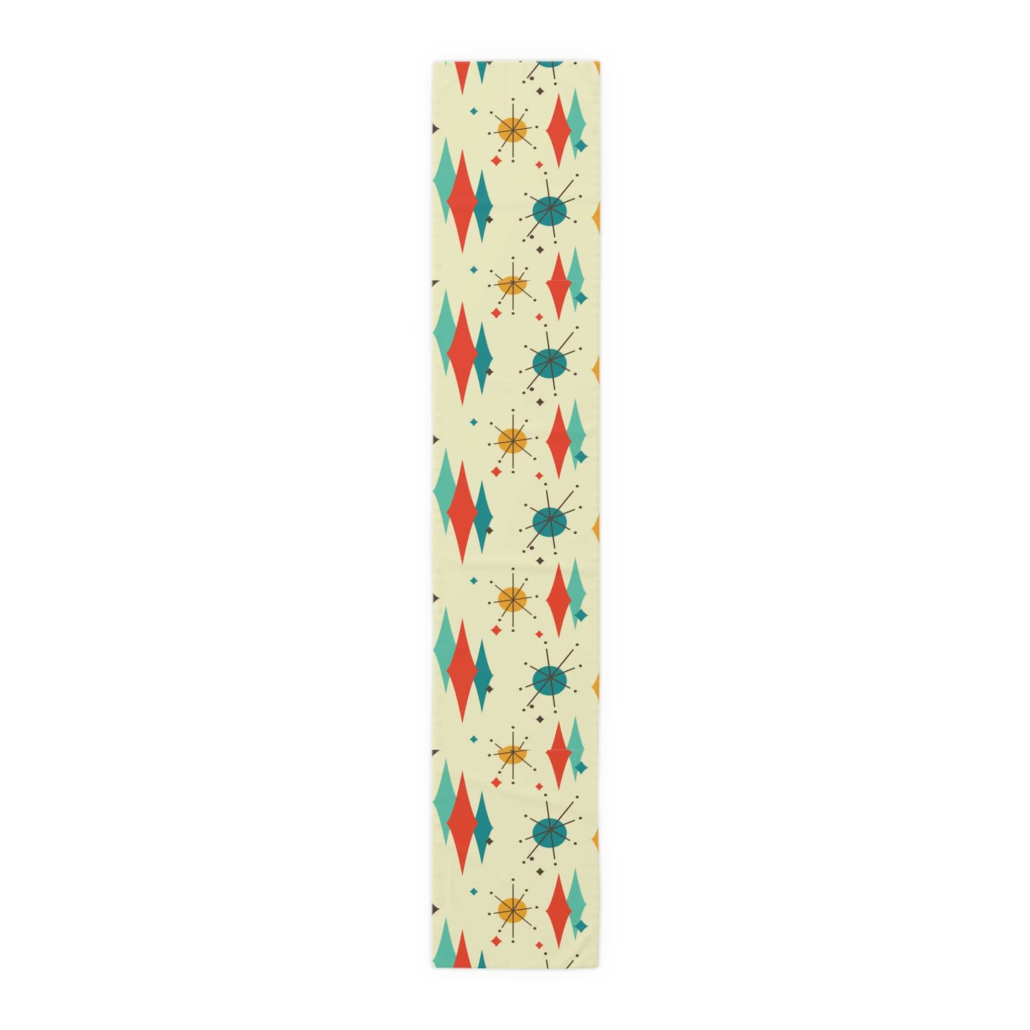 Kate McEnroe New York Franciscan Starburst Retro Mid Century Modern Table RunnerTable Runners24940045959483380355