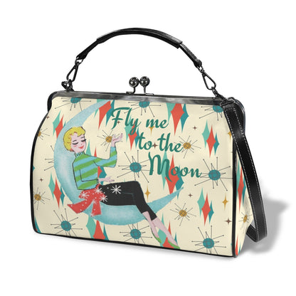 Kate McEnroe New York Franciscan Starburst Retro Vintage 50s Kiss Lock BagCrossbody BagsD3233929