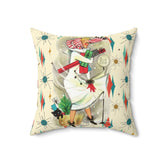 Kate McEnroe New York Franciscan Starburst Retro Vintage Kitsch Christmas Pillow, Mid Century Modern Holiday Throw CushionThrow Pillows10325348134576474992