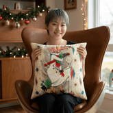 Kate McEnroe New York Franciscan Starburst Retro Vintage Kitsch Christmas Pillow, Mid Century Modern Holiday Throw CushionThrow Pillows33275795545009572431