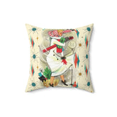 Kate McEnroe New York Franciscan Starburst Retro Vintage Kitsch Christmas Pillow, Mid Century Modern Holiday Throw CushionThrow Pillows33275795545009572431
