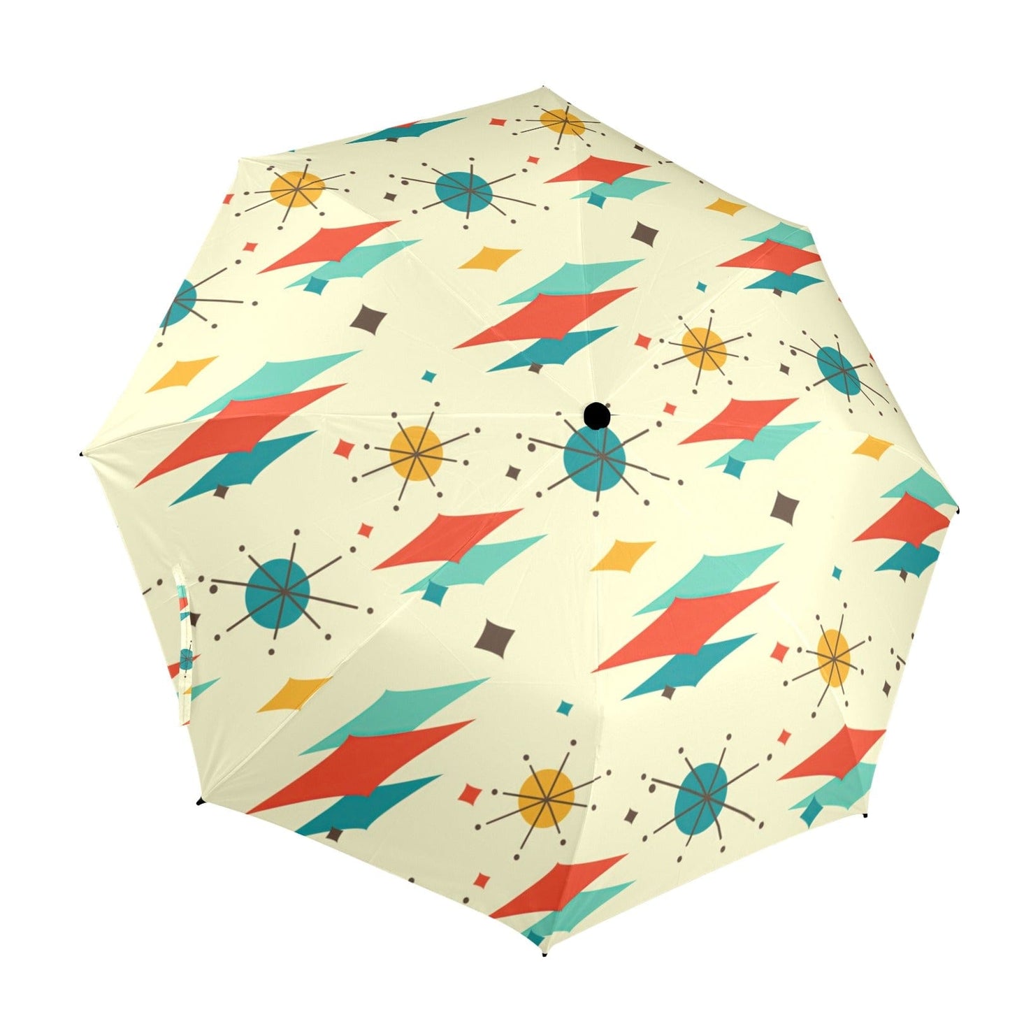 interestprint Franciscan Starburst Semi-Automatic Foldable Umbrella Umbrellas One Size D2842152