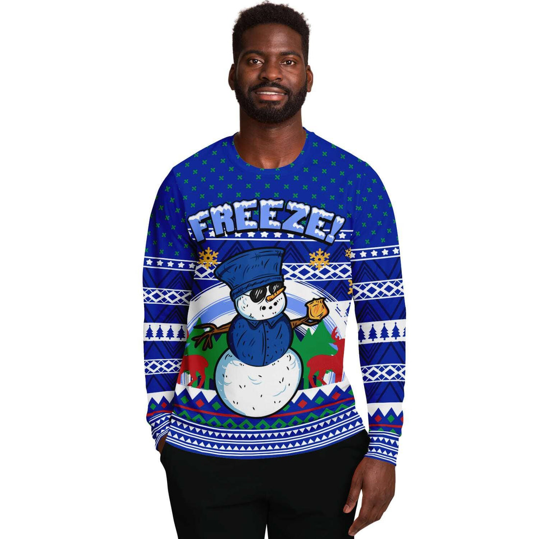 Kate McEnroe New York Freeze Ugly Christmas SweaterSweatshirtSBSWF_D - 7030 - XS