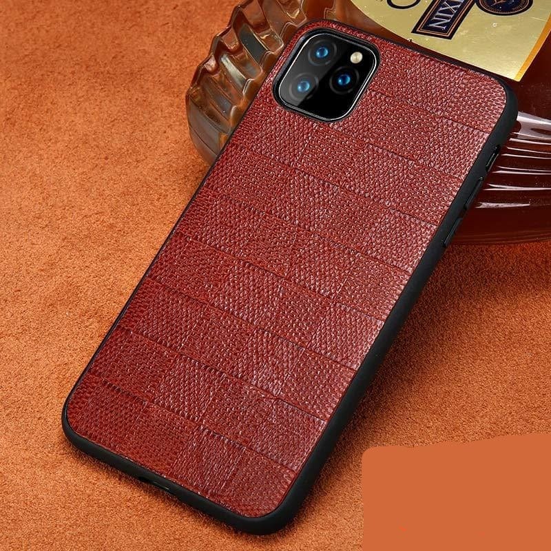 Kate McEnroe New York Genuine Lambskin Leather Phone Cover Cases For iPhone 13 seriesPhone CasesC4000551624721