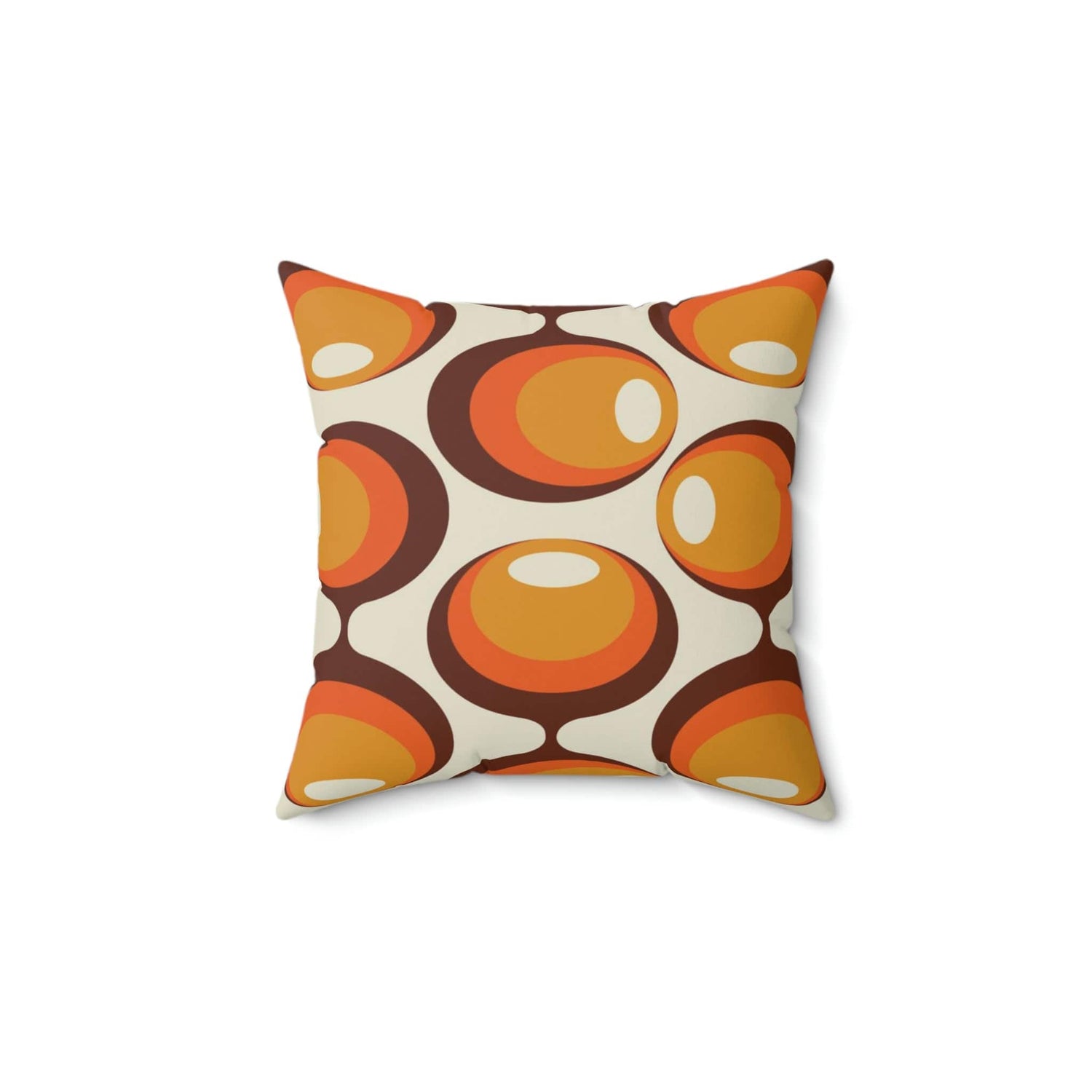 Kate McEnroe New York Geometric Groovy Orbs Throw Pillow Cover Throw Pillow Covers 14&quot; × 14&quot; 30129503595929635382
