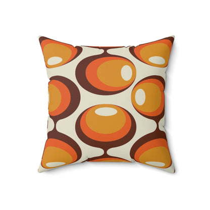 Kate McEnroe New York Geometric Groovy Orbs Throw Pillow Cover Throw Pillow Covers 18&quot; × 18&quot; 17165211229662367365