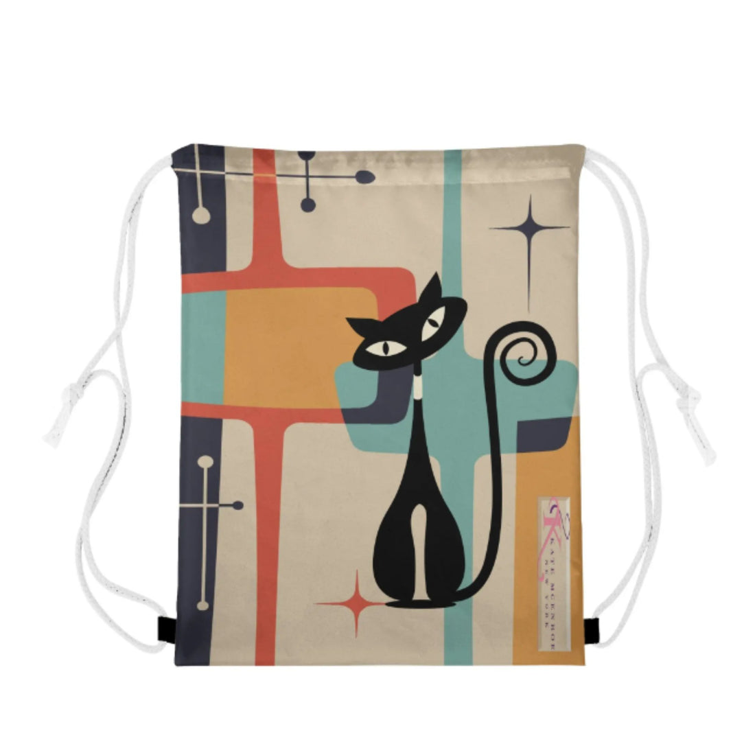 Kate McEnroe New York Gift With Purchase - Atomic Cat Drawstring BackpackFREE GIFT WITH PURCHASEFREE GIFT WITH PURCHASE