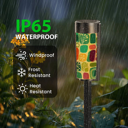 Kate McEnroe New York Googie Amoeba Outdoor Solar Lamp, Mid Century Modern Path Light, 50s Garden FixtureSolar Garden Stake LightslKQ1vDzBse