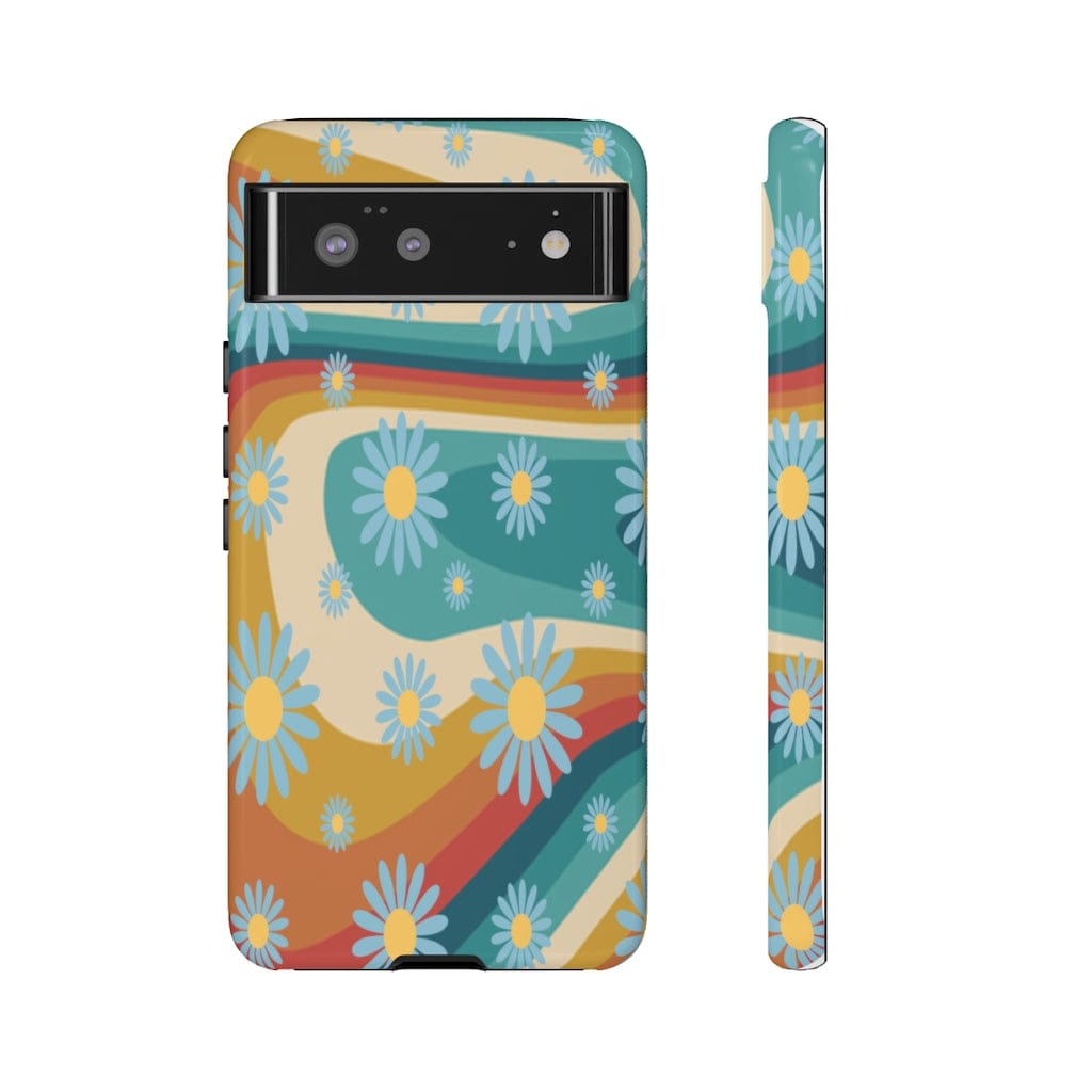 Kate McEnroe New York Google Pixel 6 Mid Century Modern Retro Tough Phone CasesPhone Cases31498866221504455079