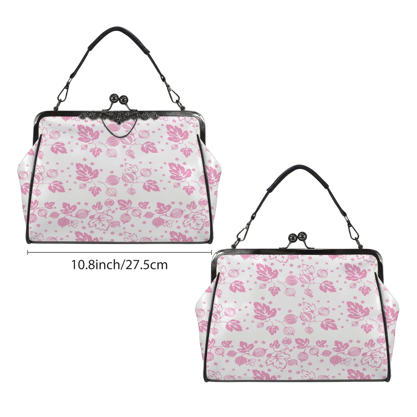 Kate McEnroe New York Gooseberry Pyrex Kisslock Handbag Mid Century Retro PurseCrossbody BagsD3275438