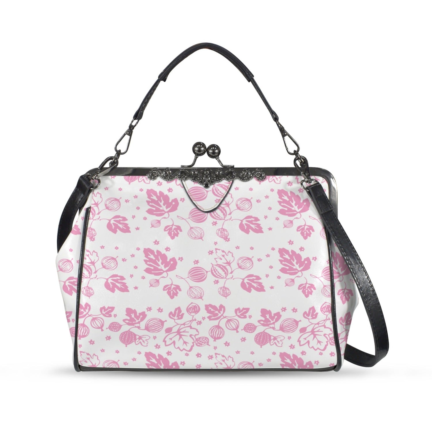 Kate McEnroe New York Gooseberry Pyrex Kisslock Handbag Mid Century Retro PurseCrossbody BagsD3275438