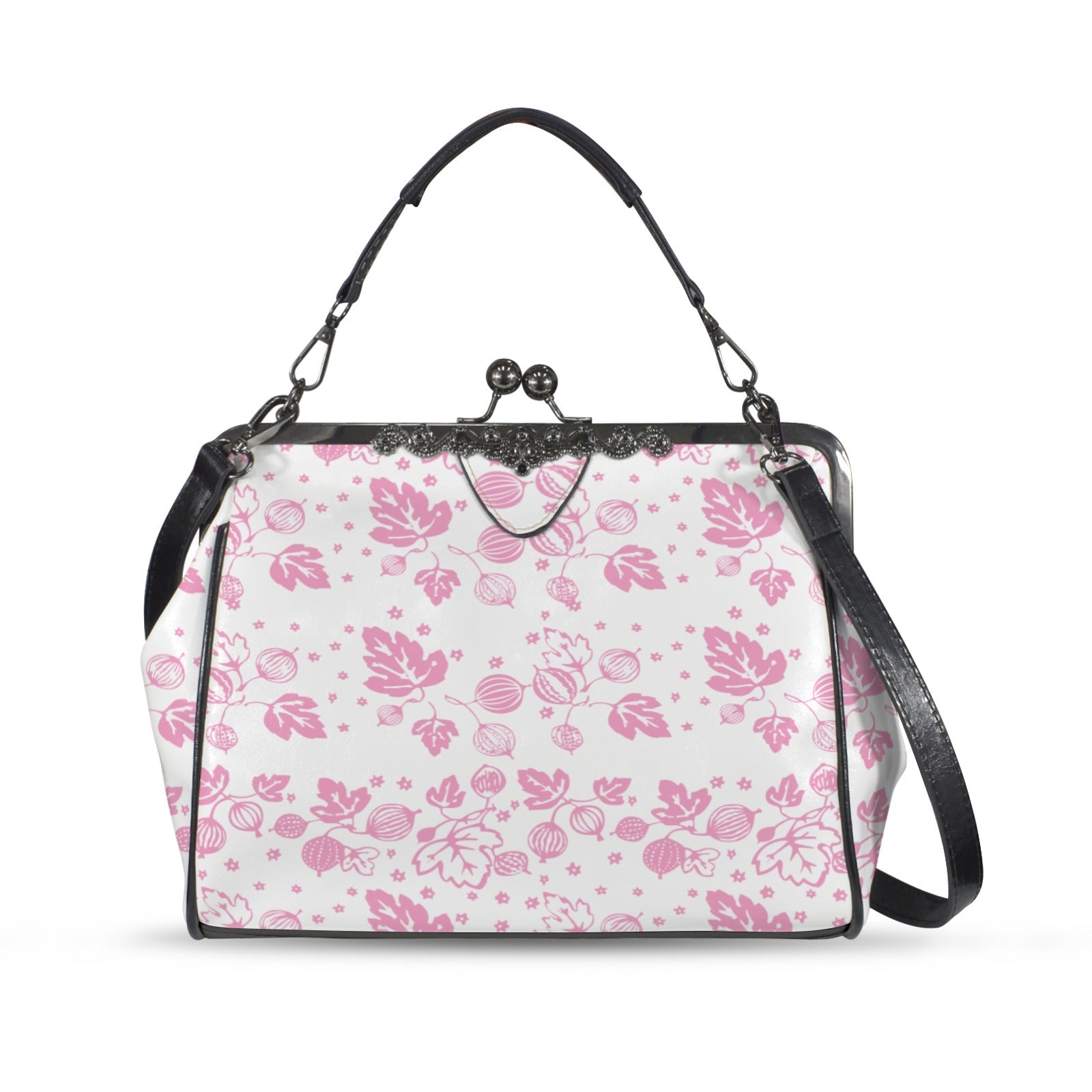 Kate McEnroe New York Gooseberry Pyrex Kisslock Handbag Mid Century Retro PurseCrossbody BagsD3275438