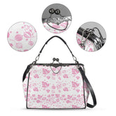 Kate McEnroe New York Gooseberry Pyrex Kisslock Handbag Mid Century Retro PurseCrossbody BagsD3275438