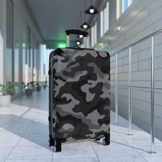 Kate McEnroe New York Gray Camo Luggage Set Suitcases Medium / Black 11675191487966866140