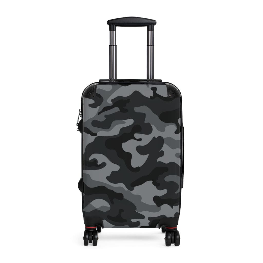 Kate McEnroe New York Gray Camo Luggage Set Suitcases Small / Black 27752970775585424784