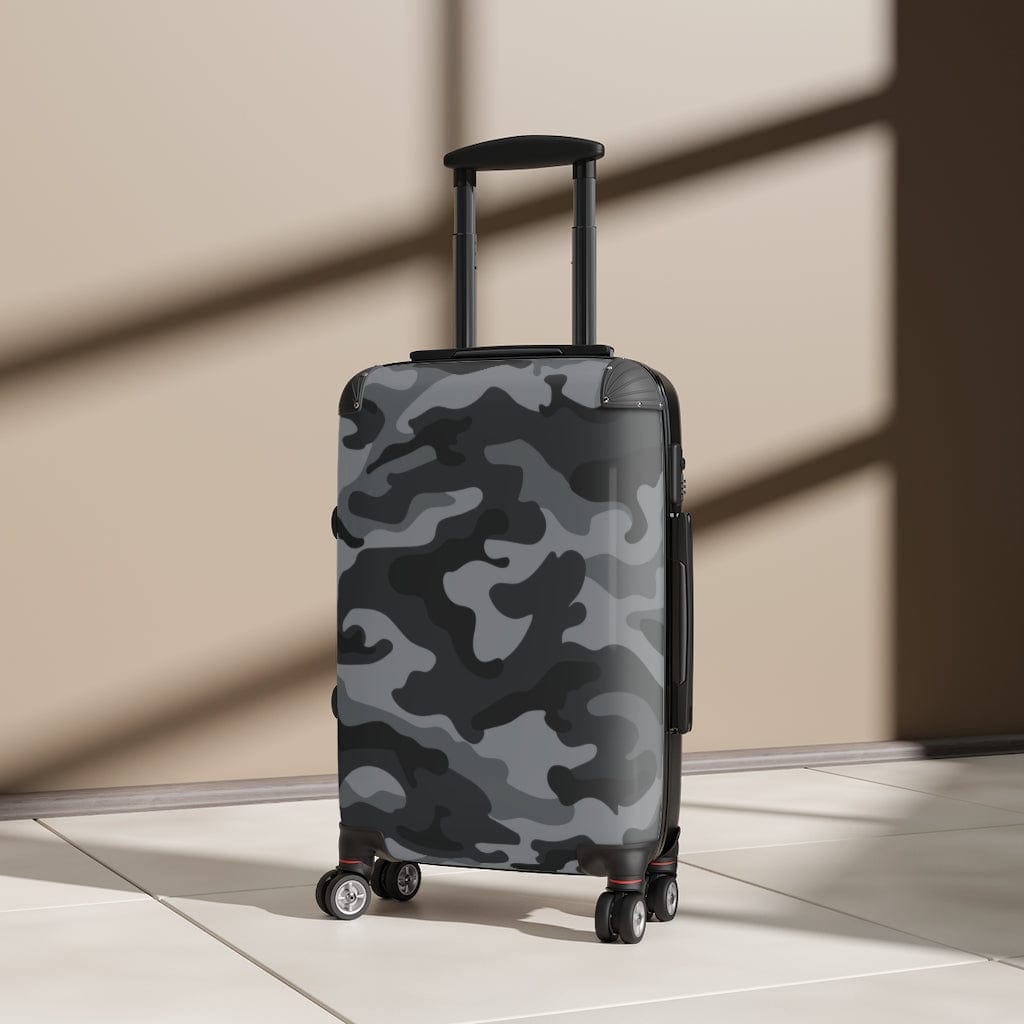 Kate McEnroe New York Gray Camo Luggage Set Suitcases