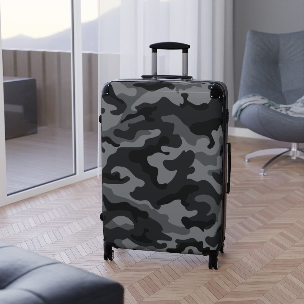 Kate McEnroe New York Gray Camo Luggage SetSuitcases58147857163923610559