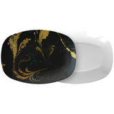 Kate McEnroe New York Green and Gold Marble PlatterServing PlattersP21 - GGL - MAR - 51