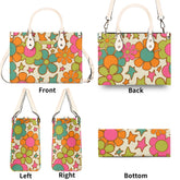 Kate McEnroe New York Groovy 60s Flower Power Handbag, Retro MCM SatchelHandbagsNGZGL7GW-1